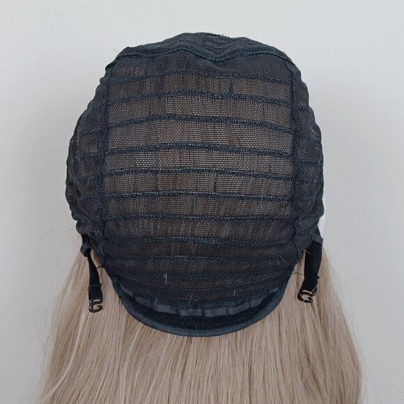 Dirty Blonde Shadow Roots Lace Front Long Wavy Wig - Picture 9 of 12